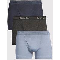 Calvin Klein Underwear 3 Pack Cotton Trunks - Assorted
