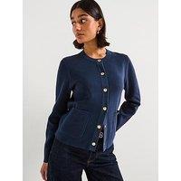 Tommy Hilfiger Jersey Reversible Cardigan - Blue