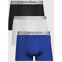 Calvin Klein Underwear 3 Pack Brushed Microfibre Trunks - Assorted