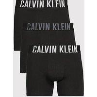 Calvin Klein Underwear 3 Pack Intense Power Cotton Boxer Brief - Black
