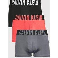 Calvin Klein Underwear 3 Pack Intense Power Microfibre Trunks - Assorted