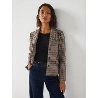 Tommy Hilfiger Heritage Check Tailored Blazer - Brown