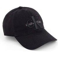 Calvin Klein Large Layered Monologo Cap - Black