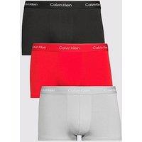 Calvin Klein Underwear 3 Packs Icon Cotton Stretch Low Rise Trunks - Assorted