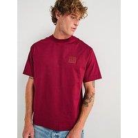 Calvin Klein Ck Patch Emblem T-Shirt - Dark Red