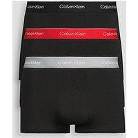 Calvin Klein Underwear 3 Pack Icon Cotton Stretch Low Rise Trunks - Assorted