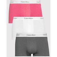 Calvin Klein Underwear 3 Pack Icon Cotton Stretch Low Rise Trunks - Assorted