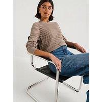 Tommy Hilfiger Cable Fine Knit Jumper - Beige