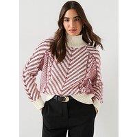 Tommy Hilfiger Textured Cable Knit Jumper - Red