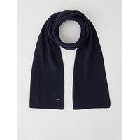 Tommy Hilfiger Pima Cotton Flag Scarf - Dark Blue