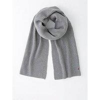 Tommy Hilfiger Pima Cotton Flag Scarf - Grey