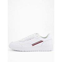 Tommy Hilfiger Th Basket Core Stripe Trainers - White