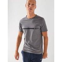 Boss Bodywear Rn Slim Fit Stripe T-Shirt - Grey