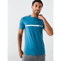 Boss Bodywear Rn Slim Fit Stripe T-Shirt - Blue