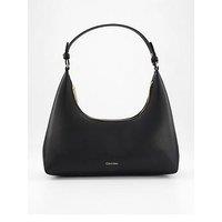 Calvin Klein Shoulder Bag With Logo - Black