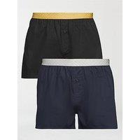 Boss Bodywear 2 Pack Woven Metallic Monogram Waistband Gift Set - Multi