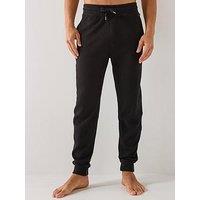 Boss Bodywear Structure Waffle Cuff Pants - Black