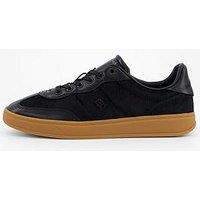 Tommy Hilfiger Heritage Calf Hair Trainer - Black