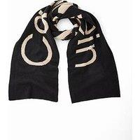 Calvin Klein 2-Tone Wool Scarf - White