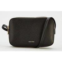 Calvin Klein Foil Logo Camera Bag - Black