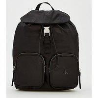 Calvin Klein Nylon Backpack - Black