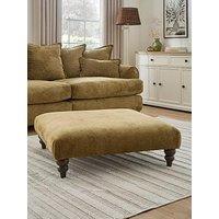 Very Home Amersham Plain Fabric Footstool - Made To Order In The Uk