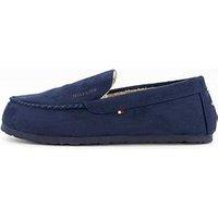 Tommy Hilfiger Driver Suede Slippers - Navy