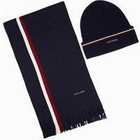 Tommy Hilfiger Th Flag Beanie Hat & Glove Gift Set - Dark Blue