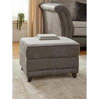 Very Home Regent Fabric Storage Footstool - Made To Order In The Uk