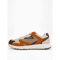 Tommy Hilfiger Outdoor Runner Mix Trainers - Brown