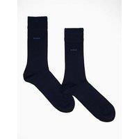 Boss Bodywear 2 Pack Bamboo Crew Socks - Navy