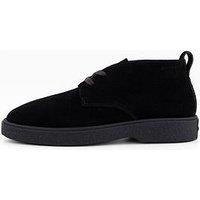 Calvin Klein Text Rubber Desert Boot - Black