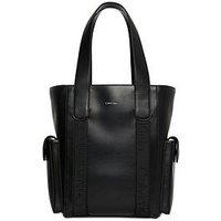 Calvin Klein Webbing Strap Tote Bag - Black