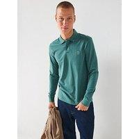 Boss Passerby Long Sleeve Polo Shirt - Green