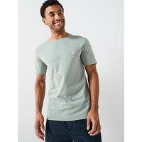 Boss Tonal Patch Logo T-Shirt - Light Green