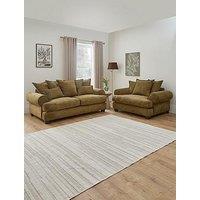 Very Home Amersham 3 Seater Fabric Sofa + Love Chair