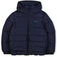 Boss Boys Padded Jacket - Navy