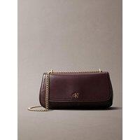 Calvin Klein Chain Strap Small Shoulder Bag - Brown
