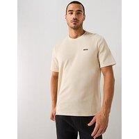 Boss Loungewear Waffle T-Shirt - Light Beige