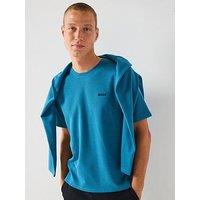 Boss Loungewear Waffle T-Shirt - Blue