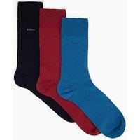 Boss Bodywear 3 Pack Logo Crew Socks - Multi