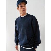 Boss Winterbrush Crew Sweatshirt - Navy