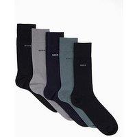 Boss Bodywear 5 Pack Logo Crew Socks - Multi