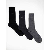 Boss Bodywear 3 Pack Logo Crew Socks - Multi
