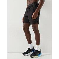 Castore Mens Training Adapt 7" Branded Elastic Shorts - Black