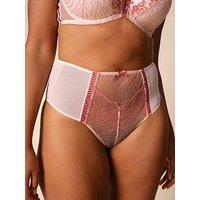 Gossard Lacage High Waist Brief - Rose