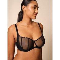 Gossard Obsession Non Padded Balconette Bra - Black