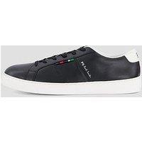 Ps Paul Smith Beech Logo Leather Trainers - Black