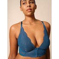 Gossard Superboost Lace Deep V Bralet - Deep Teal