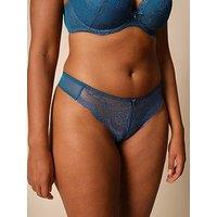 Gossard Superboost Lace Thong - Deep Teal